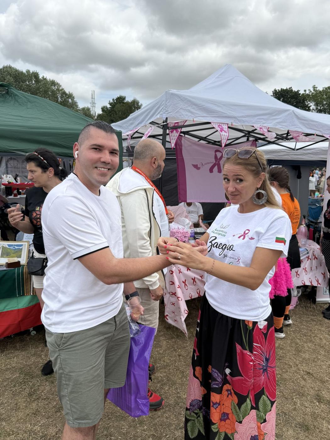 The day drawing to a close at the summer charity festival, 5 July 2026